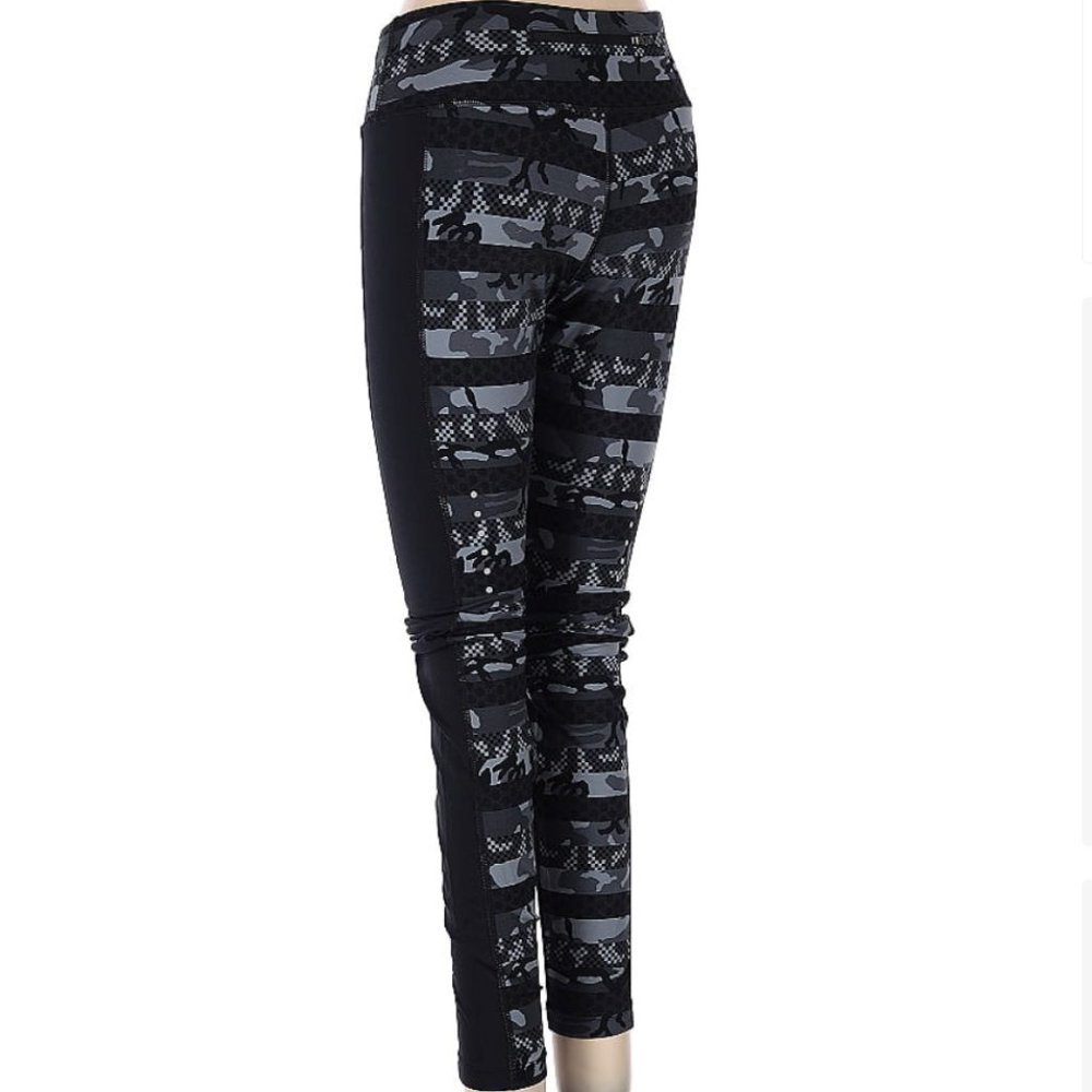 Nike DRI-FIT legging black gray camo pants XS extra small - Picture 2 of 2